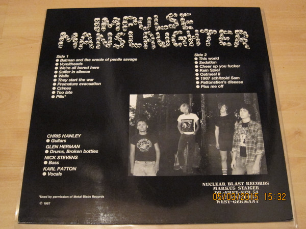 Impulse Manslaughter - He Who Laughs Last... Laughs Alone | Nuclear Blast (NB 003) - 2