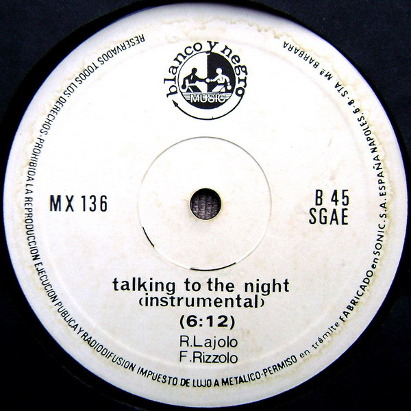 Brian Ice - Talking To The Night | Blanco Y Negro (MX 136) - 4
