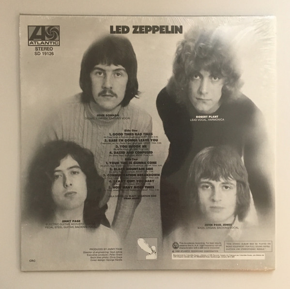 Led Zeppelin - Led Zeppelin [Vinyl] | Atlantic (SD-19126) - 2