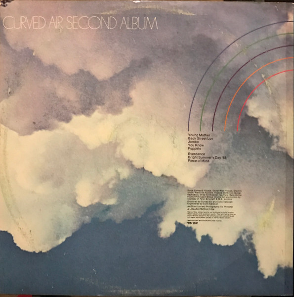 Curved Air - Second Album | Warner Bros. Records (WS 1951) - 2