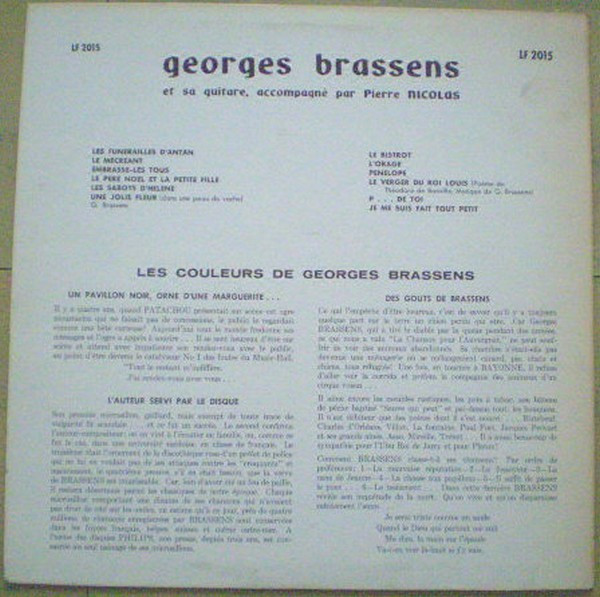 Georges Brassens - N° 6 | Epic (LF 2015) - 2