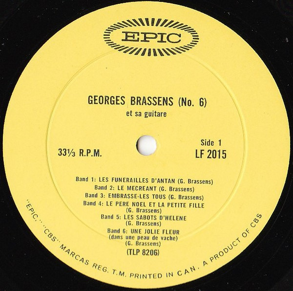 Georges Brassens - N° 6 | Epic (LF 2015) - 3