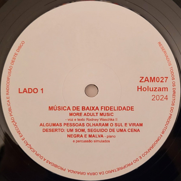 Tózé Ferreira - Música De Baixa Fidelidade | Holuzam (ZAM027) - 3 Tózé Ferreira - Música De Baixa Fidelidade | Holuzam (ZAM027) - 3