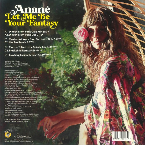 Anané - Let Me Be Your Fantasy | Nervous Records (NER26678) - 2