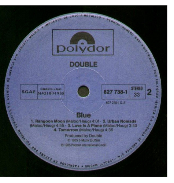Double - Blue | Polydor (827 738-1) - 4