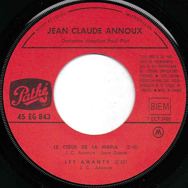 Jean-Claude Annoux - Aux Jeunes Loups | Pathé (EG 843) - 4