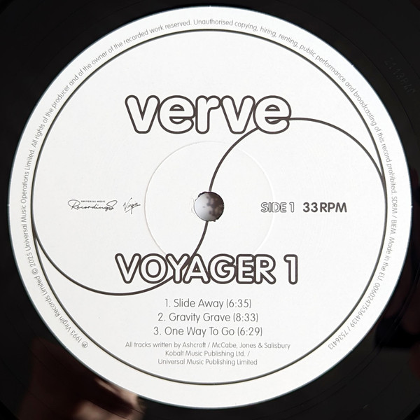 The Verve - Voyager 1 | Virgin (7536413) - 3 The Verve - Voyager 1 | Virgin (7536413) - 3