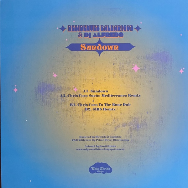 Residentes Balearicos & Alfredo - Sundown | Cala Tarida Musica (CTM003V) - 2 Residentes Balearicos & Alfredo - Sundown | Cala Tarida Musica (CTM003V) - 2