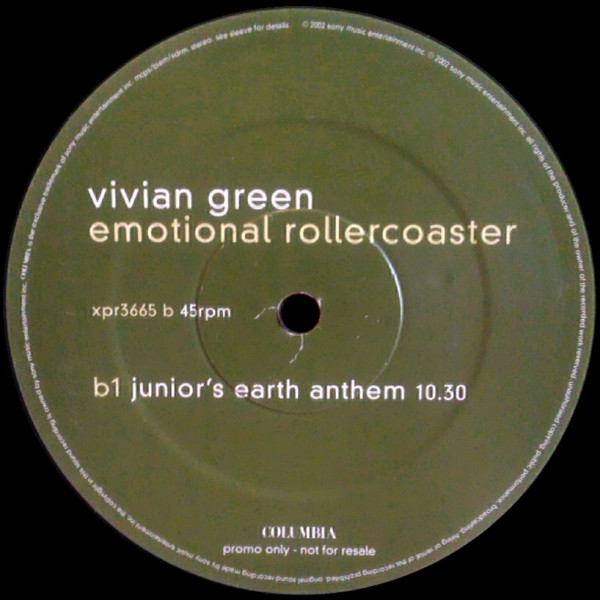 Vivian Green - Emotional Rollercoaster | Columbia (XPR 3665) - 2