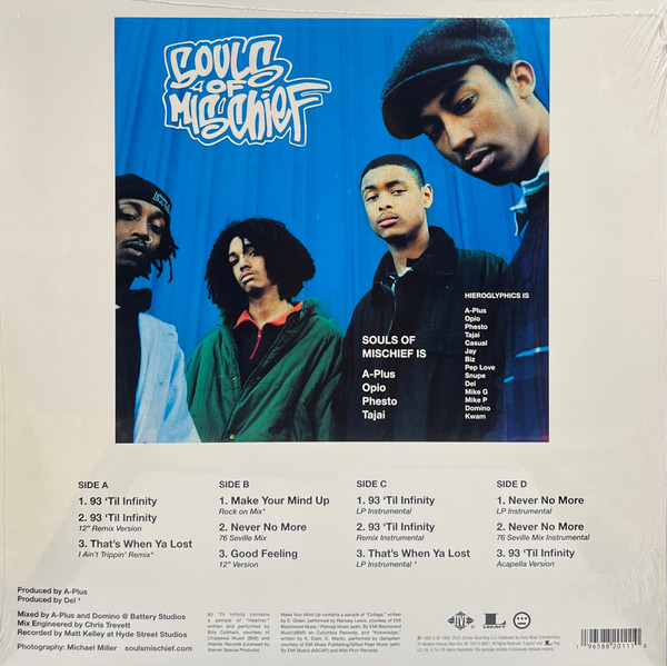 Souls Of Mischief - 93 'Til Infinity (The Remixes) (2LP - RSDBF2023 - Limited Edition) [Vinyl] | Legacy (19658820111) - 3