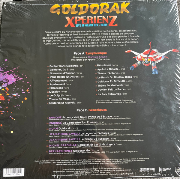 Various - Goldorak XperienZ (Live Au Grand Rex - Paris) | Wagram Music France (3420846) - 2 Various - Goldorak XperienZ (Live Au Grand Rex - Paris) | Wagram Music France (3420846) - 2