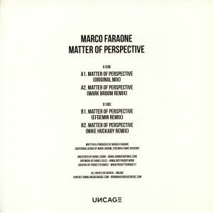 Marco Faraone - Matter Of Perspective | Uncage (UNCAGE 011) - 2