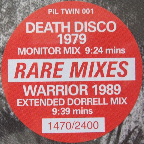Public Image Limited - Death Disco | Virgin EMI Records (PiL TWIN 001) - 2