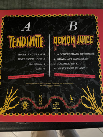 Tendinite / Demon Juice - Tendinite / Demon Juice | Araki (Araki 207) - 4 Tendinite / Demon Juice - Tendinite / Demon Juice | Araki (Araki 207) - 4