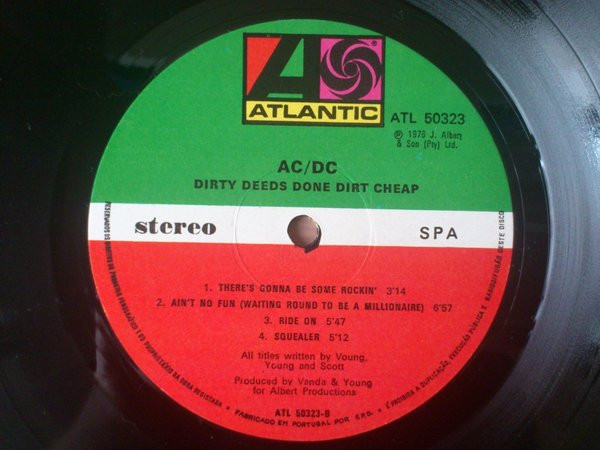 AC/DC - Dirty Deeds Done Dirt Cheap | Atlantic (ATL 50323) - 4