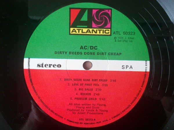 AC/DC - Dirty Deeds Done Dirt Cheap | Atlantic (ATL 50323) - 3