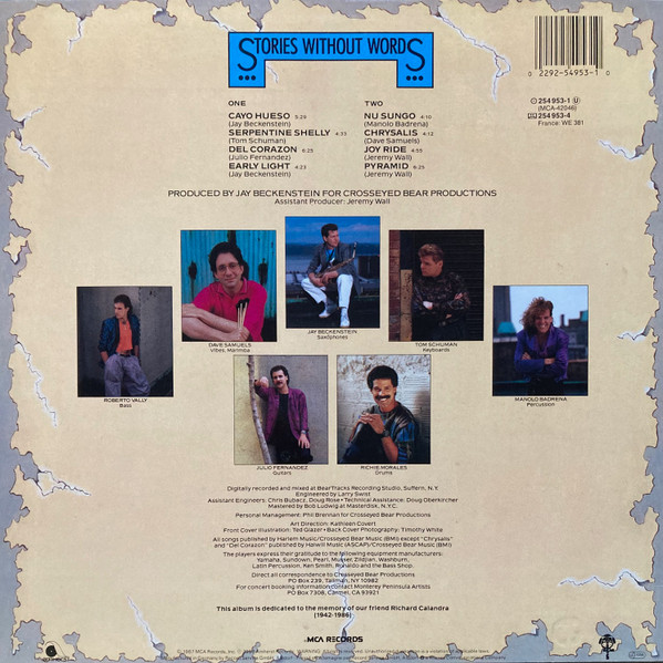 Spyro Gyra - Stories Without Words | MCA Records (254 953-1) - 2