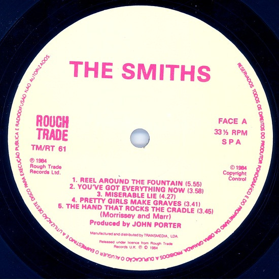 The Smiths - The Smiths | Rough Trade (TM/RT 61) - 3 The Smiths - The Smiths | Rough Trade (TM/RT 61) - 3