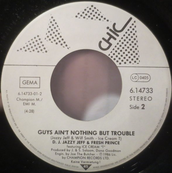 DJ Jazzy Jeff & The Fresh Prince - Girls Ain't Nothing But Trouble | Chic (6.14733) - 4