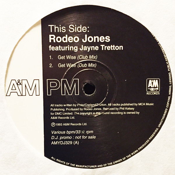 Rodeo Jones Featuring Jayne Tretton - Get Wise | A&M PM (AMYDJ329) - 2 Rodeo Jones Featuring Jayne Tretton - Get Wise | A&M PM (AMYDJ329) - 2