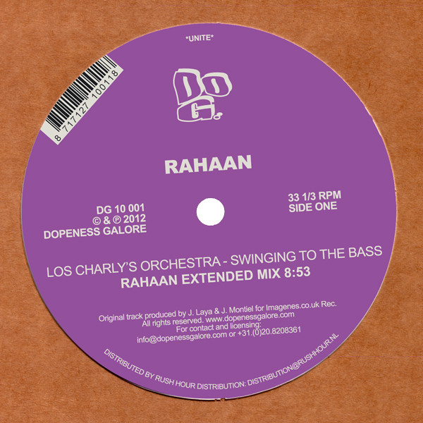 Rahaan Presents Los Charly's Orchestra - Swinging To The Bass | Dopeness Galore (DG 10 001) - main