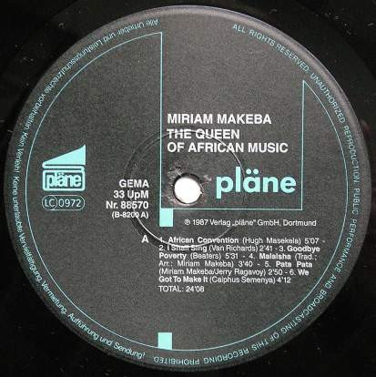 Miriam Makeba - The Queen Of African Music | pläne (88570) - 3