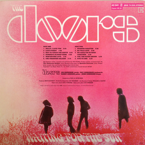 The Doors - Waiting For The Sun | Elektra (ELK 42 041) - 2