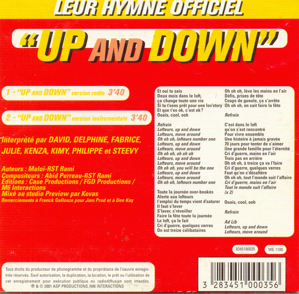 Les Lofteurs - Up And Down | M6 Interactions (8345100035) - 2