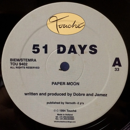 51 Days - Paper Moon | Touché (TOU 9402) - 4