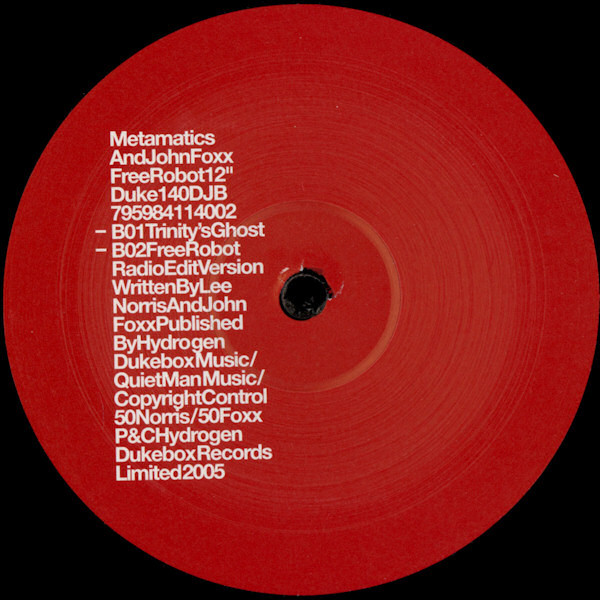 Metamatics & John Foxx - Free Robot | Hydrogen Dukebox (DUKE 140DJV) - 4 Metamatics & John Foxx - Free Robot | Hydrogen Dukebox (DUKE 140DJV) - 4