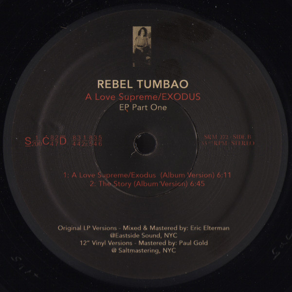Rebel Tumbao - A Love Supreme / Exodus EP Part One | Sacred Rhythm Music (SRM-272) - 4 Rebel Tumbao - A Love Supreme / Exodus EP Part One | Sacred Rhythm Music (SRM-272) - 4