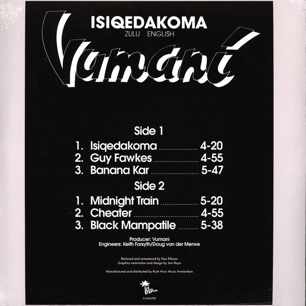 Vumani Mthethwa - Isiqedakoma | La Casa Tropical (CASALP02) - 2 Vumani Mthethwa - Isiqedakoma | La Casa Tropical (CASALP02) - 2
