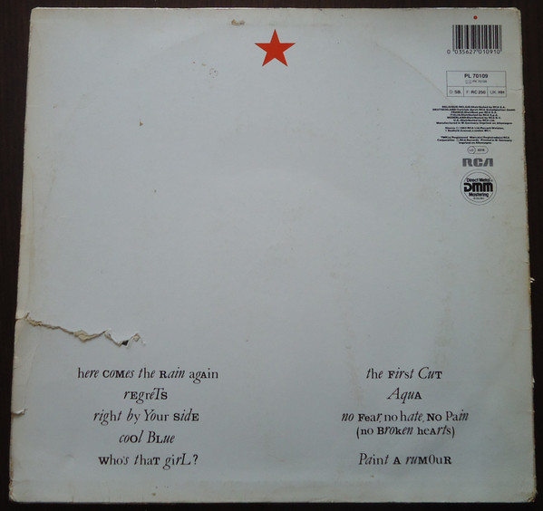 Eurythmics - Touch | RCA (PL70109) - 2