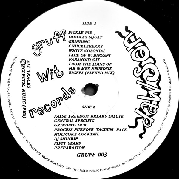 Dawson - Barf Market: You're Ontae Plums | Gruff Wit Records (GRUFF 003) - 4