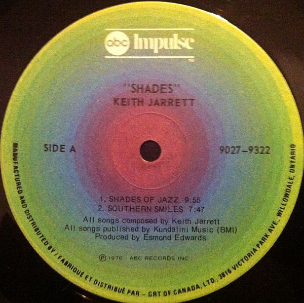 Keith Jarrett - Shades | ABC Impulse! (9027-9322) - 3