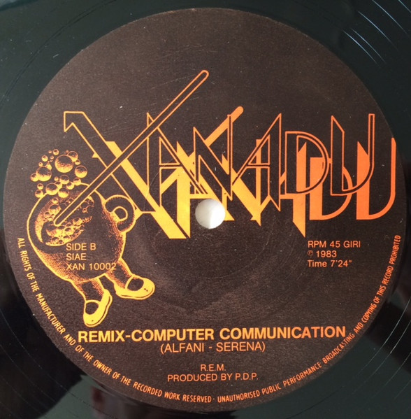 R.E.M. - Computer Communication | Xanadu (XAN 10002) - 2