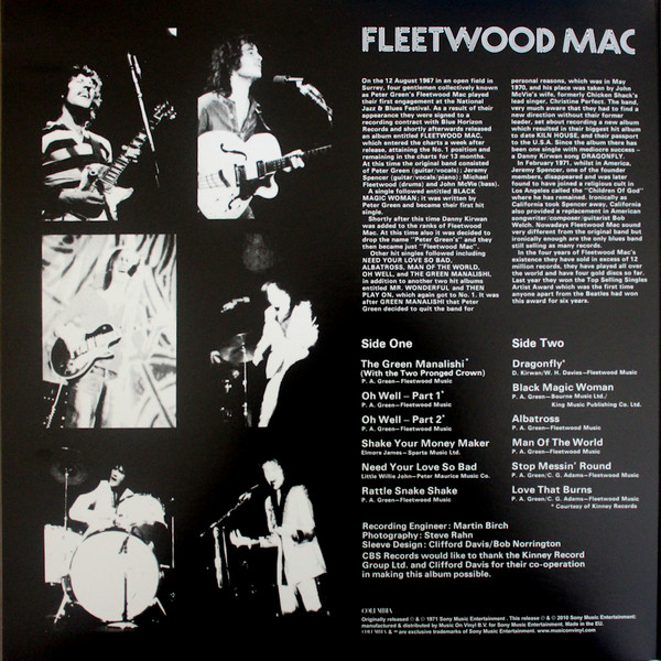Fleetwood Mac - Fleetwood Mac's Greatest Hits | Music On Vinyl (MOVLP103) - 2