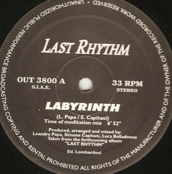 Last Rhythm - Labyrinth | Out (OUT 3800) - 3