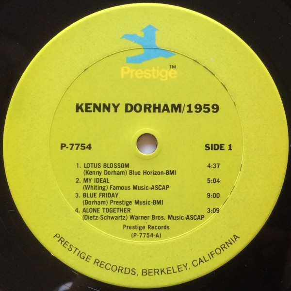 Kenny Dorham - Kenny Dorham/1959 | Prestige (PR 7754) - 3