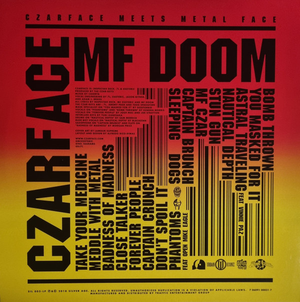 Czarface , MF Doom - Czarface Meets Metal Face | Silver Age (SIL003-LP) - 2