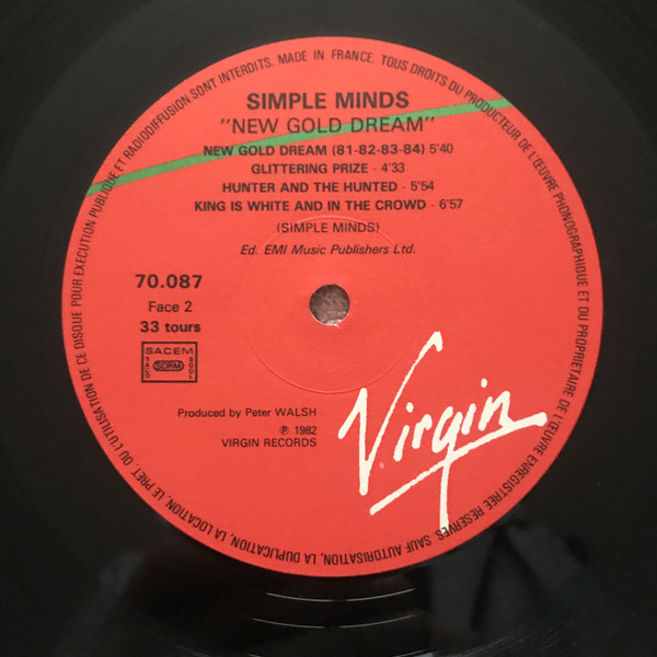Simple Minds - New Gold Dream (81-82-83-84) | Virgin (70087) - 4