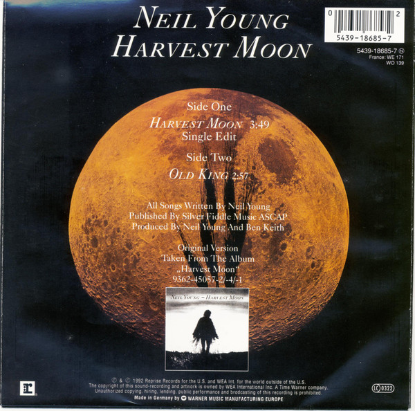 Neil Young - Harvest Moon | Reprise Records (5439-18685-7) - 2