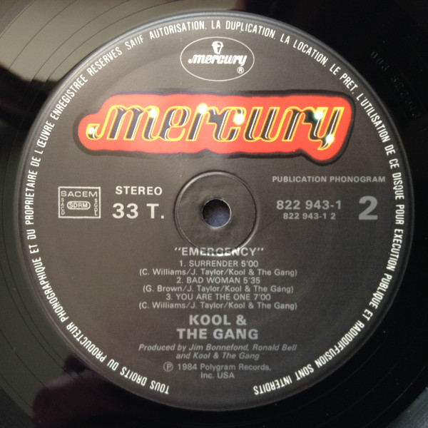 Kool & The Gang - Emergency [Vinyl] | Mercury (822 943-1) - 4