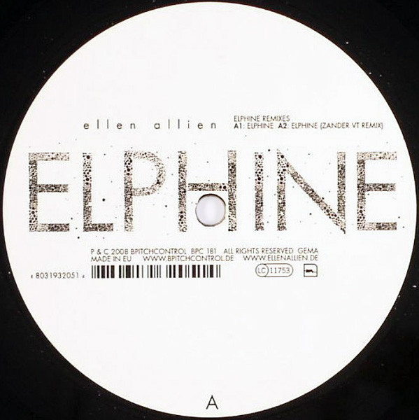 Ellen Allien - Elphine (Remixes) | BPitch Control (BPC 181) - 2