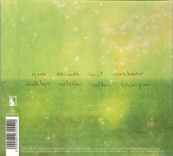 Sigur Rós - Valtari | Parlophone (50999 6 23555 2 0) - 3