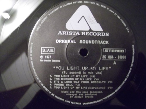 Joseph Brooks - You Light Up My Life = Tu Accendi La Mia Vita | Arista (3C 064 - 61960)