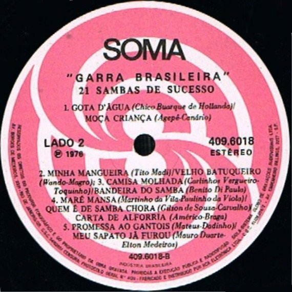 Garra Brasileira - 21 Sambas De Sucesso | Soma (409.6018) - 3 Garra Brasileira - 21 Sambas De Sucesso | Soma (409.6018) - 3