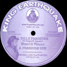 Winston Fergus - Bills Pressure / Tafar-i | King Earthquake (KE12-007)