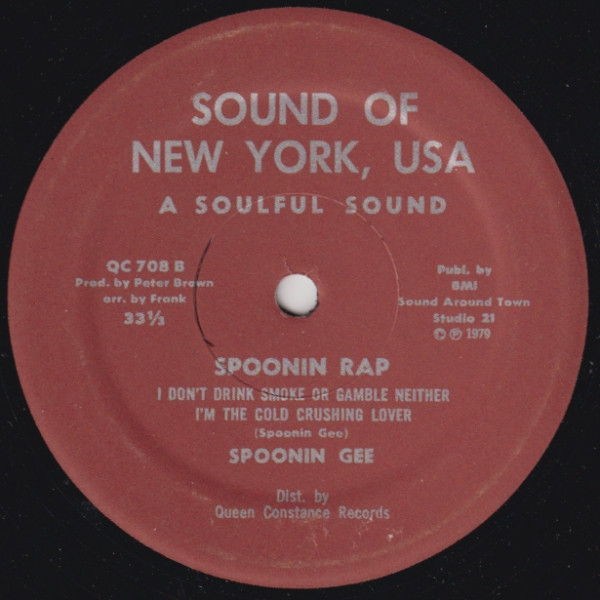 Spoonie Gee - Spoonin Rap | Sound Of New York, USA (QC 708) - 2 Spoonie Gee - Spoonin Rap | Sound Of New York, USA (QC 708) - 2