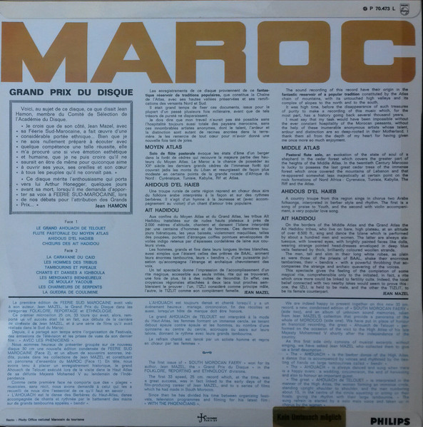 Various - Maroc | Philips (P 70.473 L) - 2